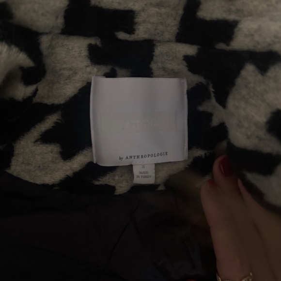 Anthropologie Houndstooth Coat - Picture 3 of 4